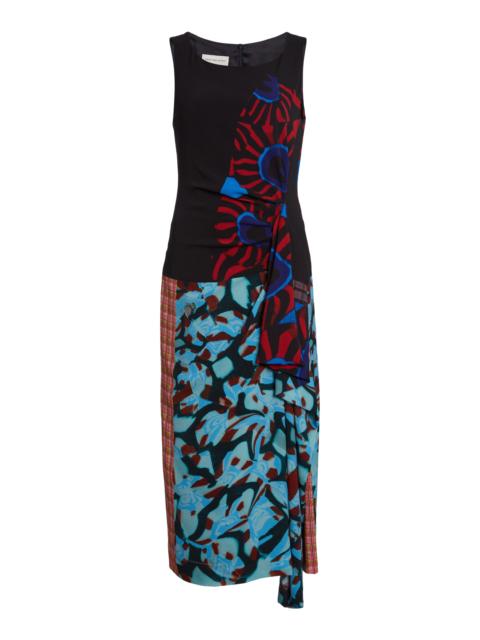 Dries Van Noten Dropps Crepe Midi Dress