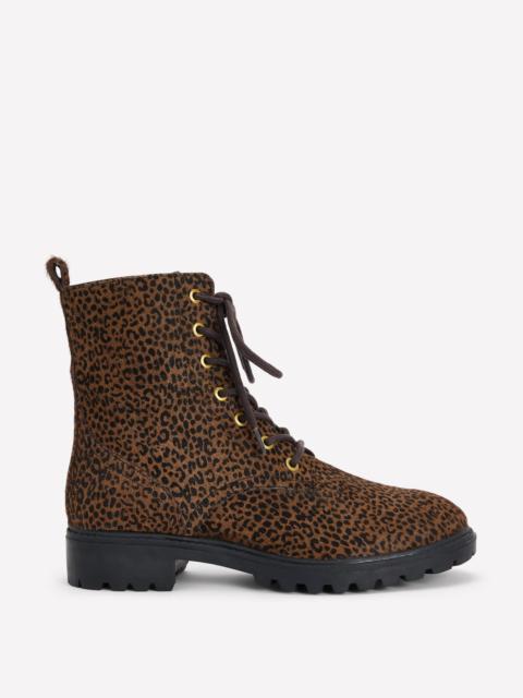 BODEN Alex Lace Up Ankle Boots-Mini Leopard