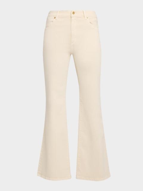 KOBI HALPERIN Rosie Flare-Leg Stretch Cotton Pants