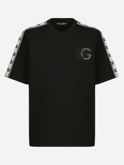 Technical jersey T-shirt with DG-logo bands