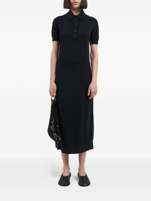 MARIA McMANUS polo-collar midi dress