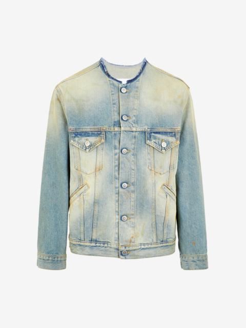 Maison Margiela Décortiqué collar denim jacket