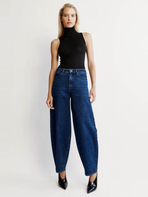 BARDOT Roll Neck Racer Bodysuit In Black
