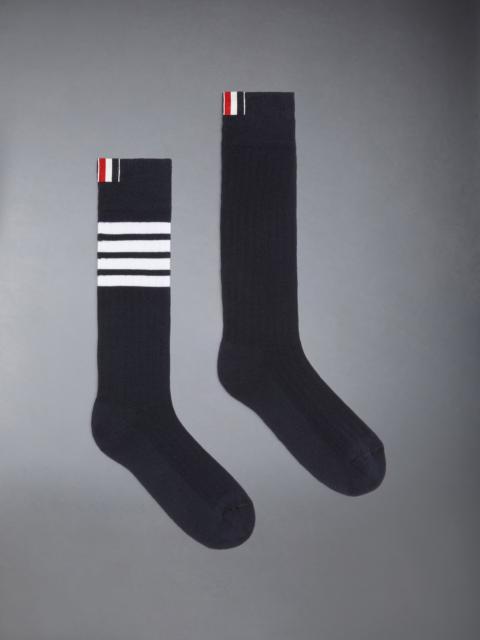 Thom Browne LIGHTWEIGHT COTTON 4-BAR ATHLETIC MID CALF SOCKS