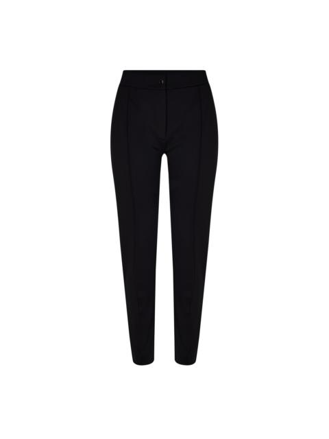 BLACK TECHNICAL JERSEY TROUSERS