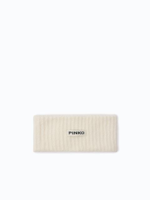 PINKO HAIR BAND WITH PINKO LOGO LETTERING