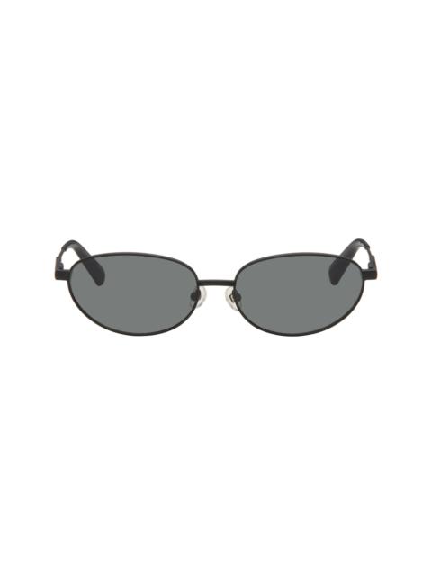 JACQUEMUS Black Linda Farrow Edition 'The Alba' Sunglasses