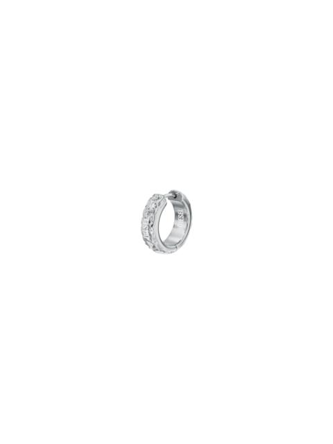 Diesel STAINLESS STEEL HOOP EARRING