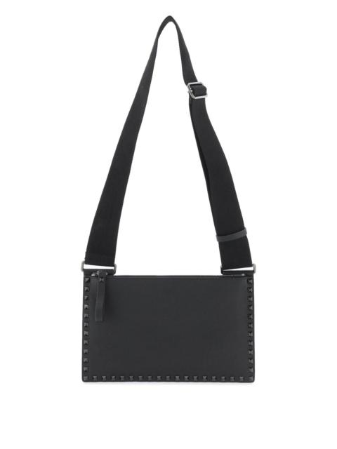 ROCKSTUD FLAT CROSSBODY BAG