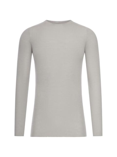 Rick Owens ribbed crew-neck sweater
