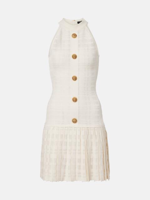 Balmain Checked minidress