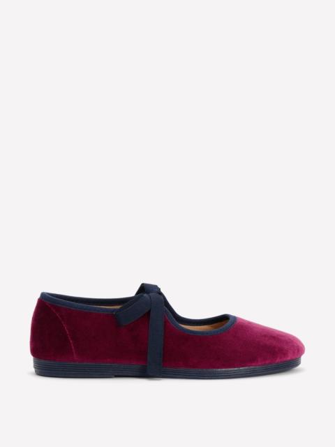 BODEN Flexi Tie Mary Janes-Oxblood