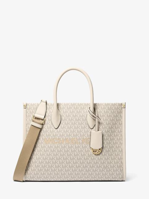 MICHAEL KORS Mirella Medium Signature Logo Tote Bag
