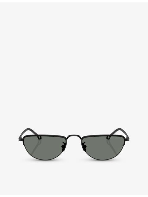 GIORGIO ARMANI AR6166J Butterfly Shape Metal Sunglasses