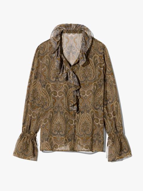 NILI LOTAN CECILY SILK SHIRT