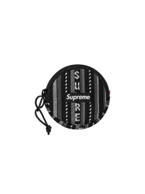 Supreme Supreme Woven Stripe Coin Pouch 'Black'