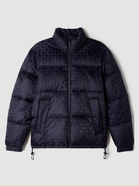 Sandro WATER-REPELLENT CROSS-MOTIF PUFFER