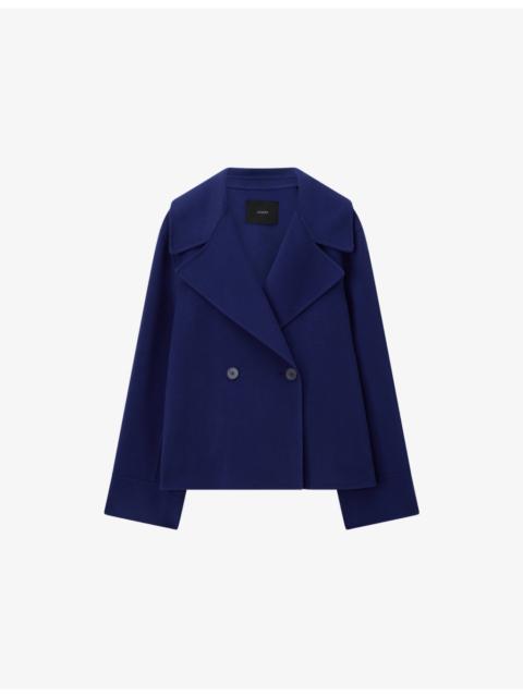 JOSEPH Rollet Double-Breasted Wool and Silk Coat