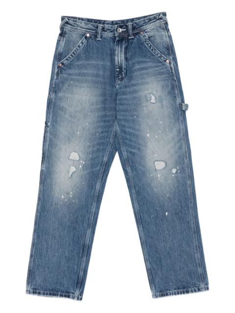 EVISU distressed jeans