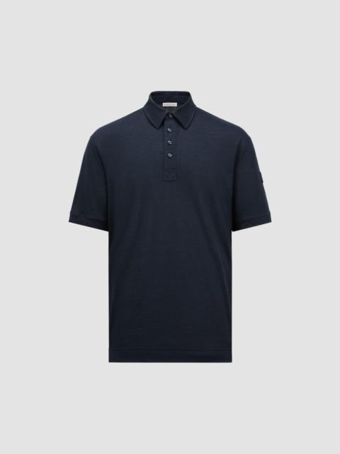 Moncler Linen Polo Shirt