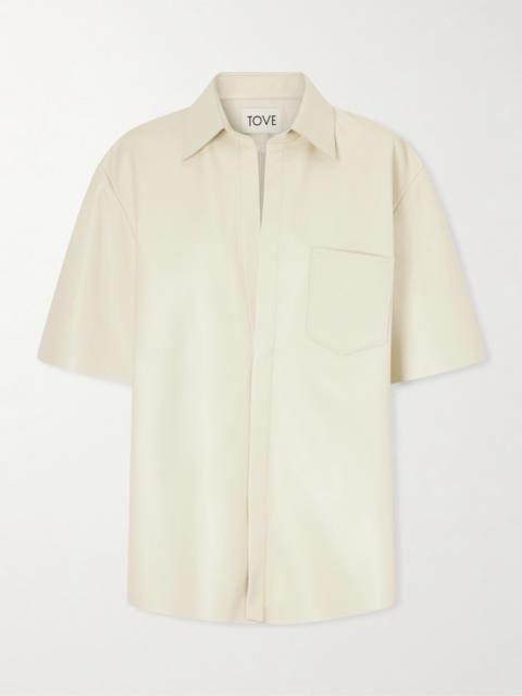 TOVE Jiayun Leather Shirt