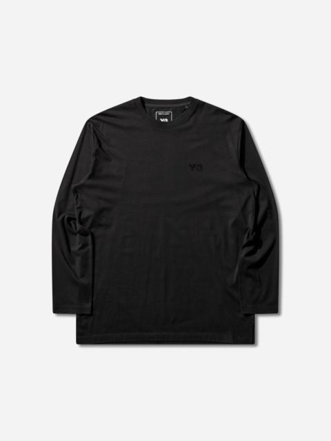 Y-3 Y-3 Logo Longsleeve T-Shirt Black
