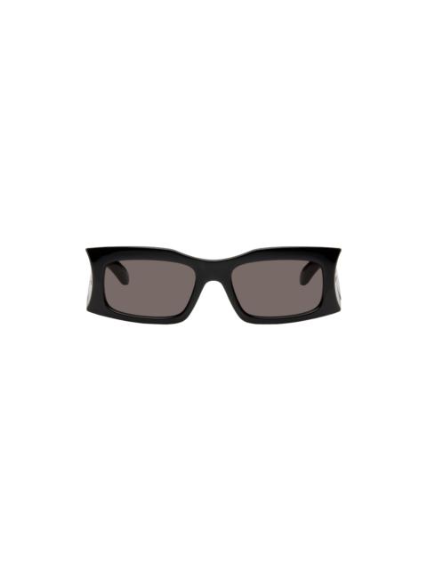 BALENCIAGA logo-plaque square-frame sunglasses