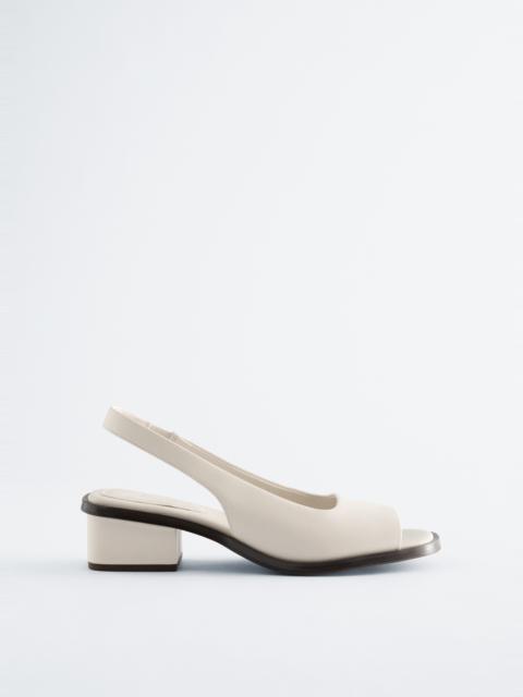 & Other Stories Nappa Leather Slingback Sandals