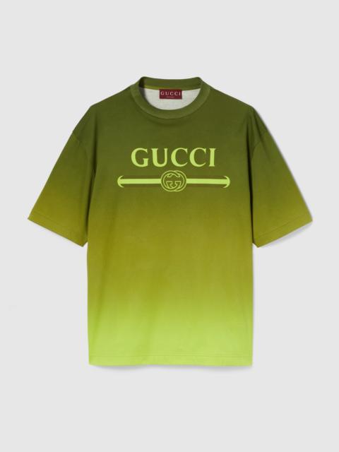 GUCCI Technical cotton jersey T-shirt with print