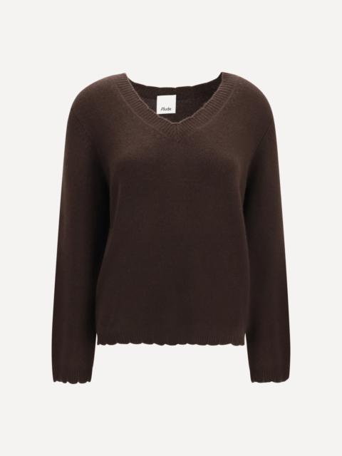 Allude V neck Sweater