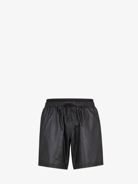 FENDI Black tech fabric shorts