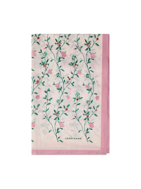 Longchamp floral-print scarf