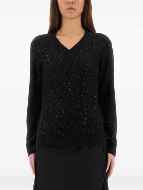 FABIANA FILIPPI V-neck embellished sweater