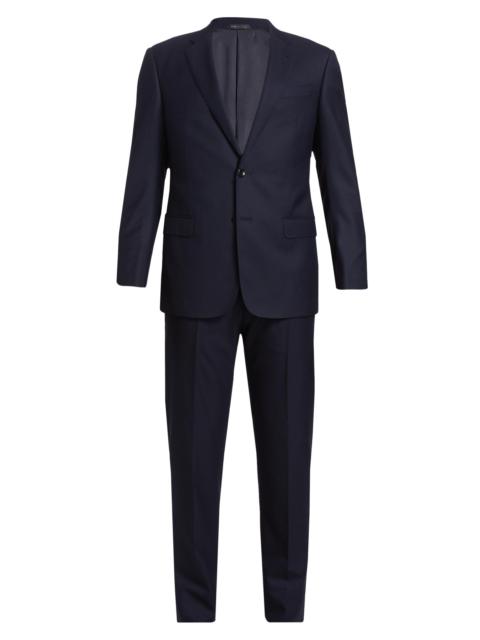 GIORGIO ARMANI Men's Wool Two-Piece Suit - Navy