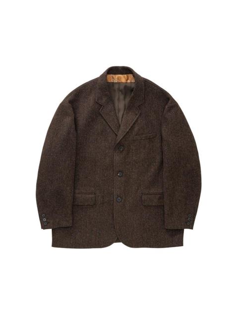 BOWEN BLAZER (DONEGAL TWEED) DK.BROWN