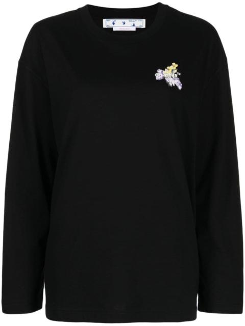 Flower Arrow cotton sweatshirt