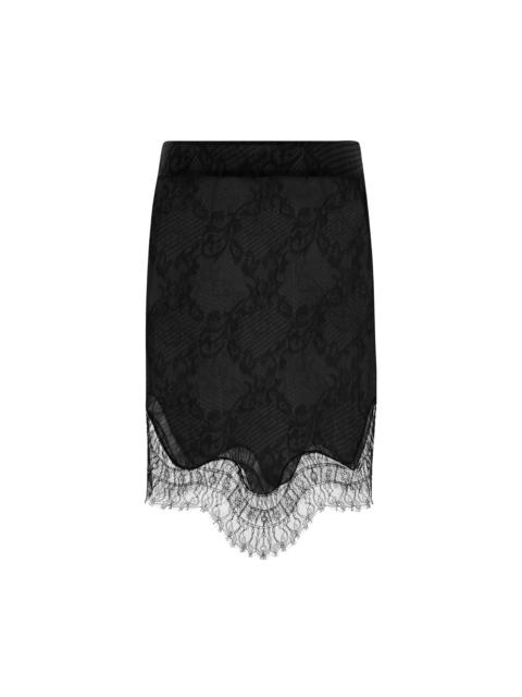 RAMAGE TATTOO LACE EVENING SKIRT