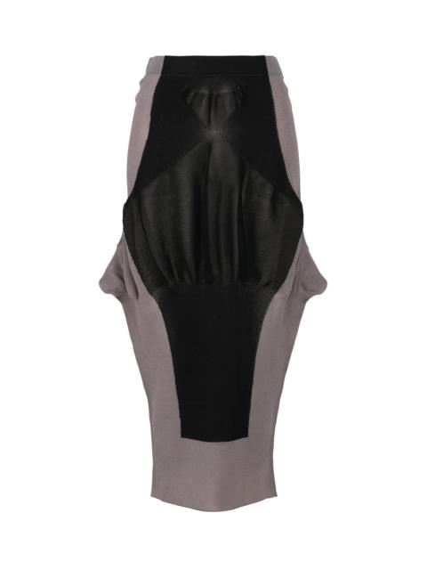 ISSEY MIYAKE SHAPED NUDE SKIRT