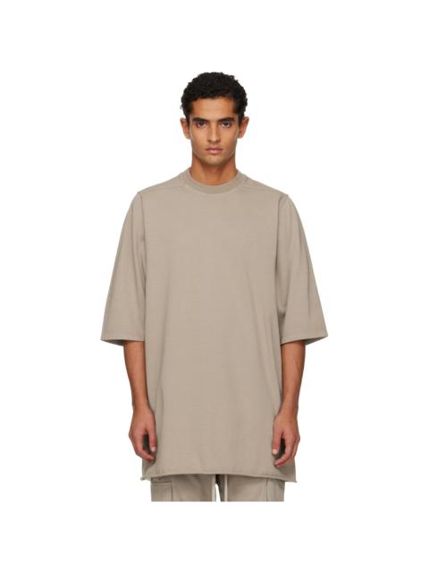 Rick Owens DRKSHDW Taupe Concordians Jumbo SS T-shirt