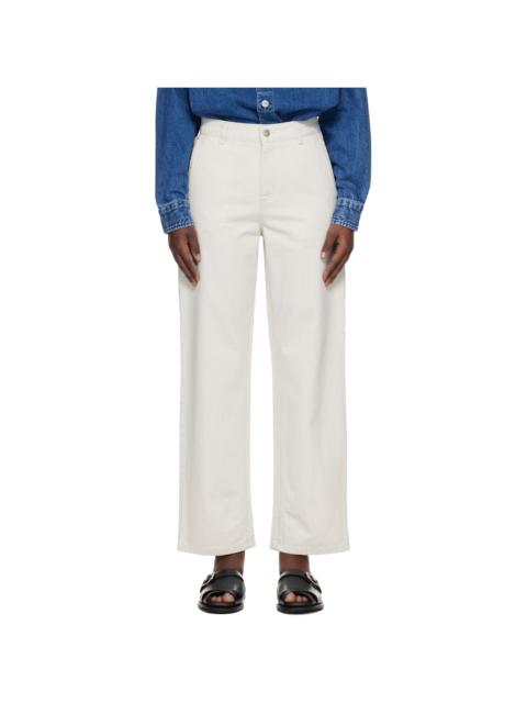 Carhartt WIP Off-White Mercer Stripe Jeans