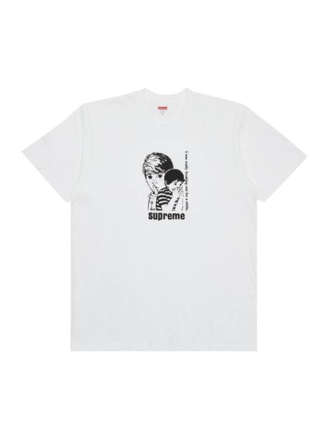 Supreme Supreme Freaking Out Tee 'White' | REVERSIBLE