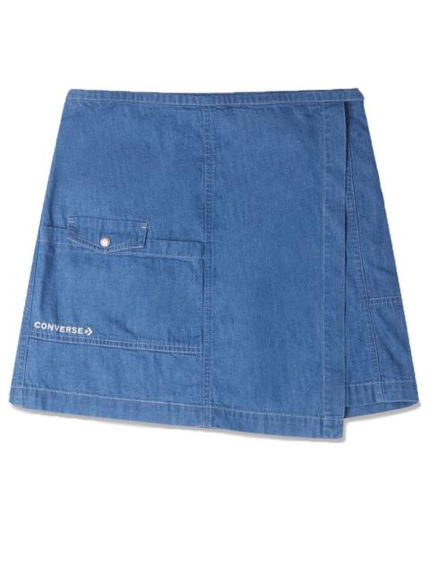 Converse (WMNS) Converse Denim City Skirt 'Jeans Blue' 10025451-A01