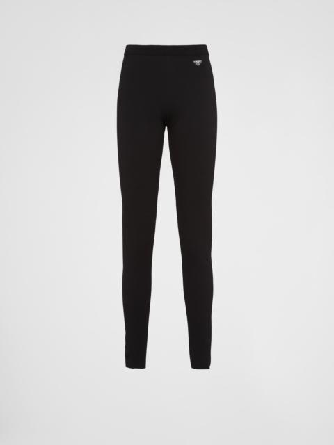 Prada Viscose and wool leggings