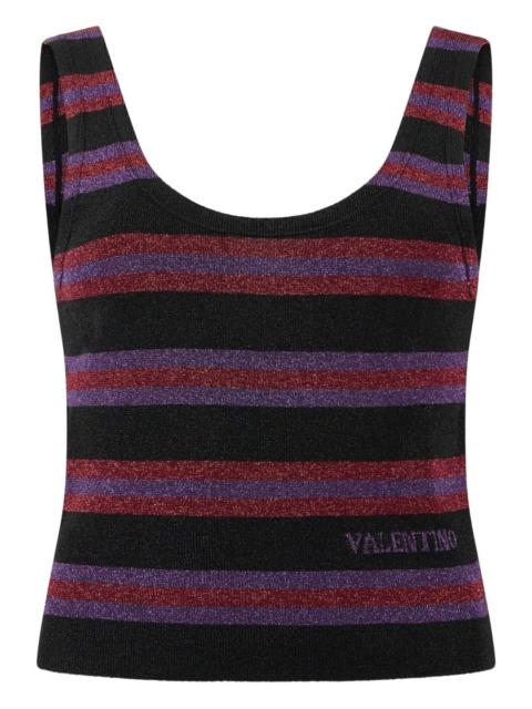 Valentino scoop-neck sleeveless tank