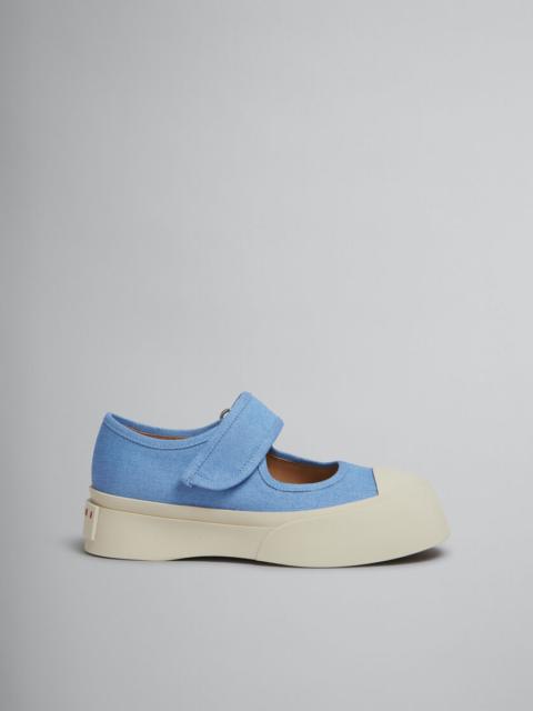 Marni LIGHT BLUE DENIM MARY JANE SNEAKER