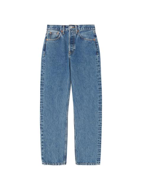 RE/DONE 70s Stove Pipe high-rise jeans