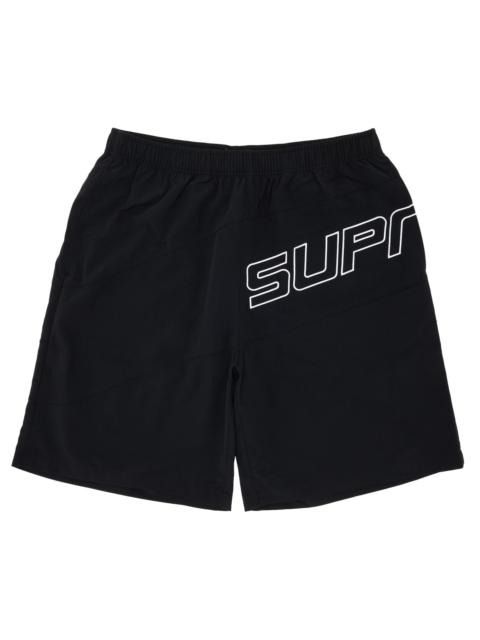 Supreme Supreme Small Box Baggy Mesh Shorts 'Black' SUP-SS24