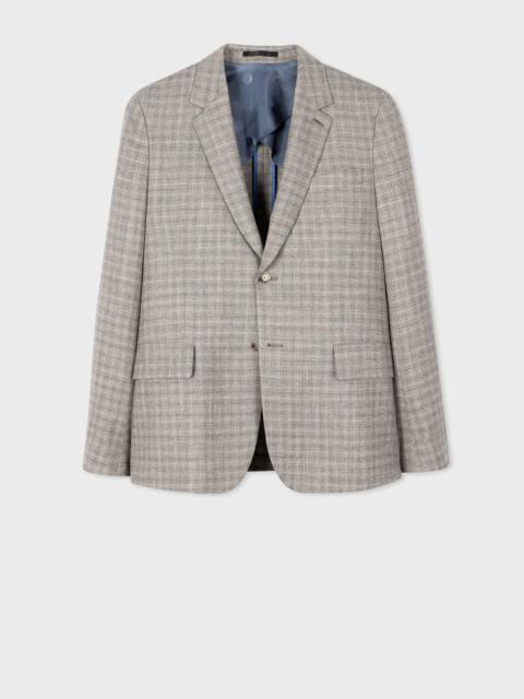 Wool-Blend Buggy-Lined Blazer