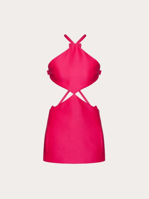 Valentino SHORT SAND CREPE DRESS