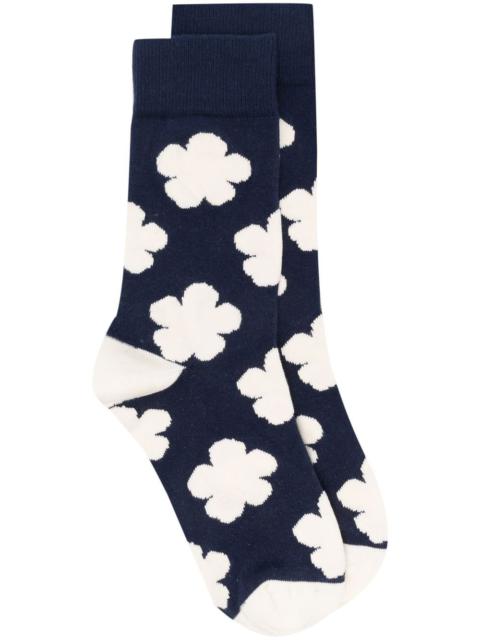 KENZO Hana dots printed socks